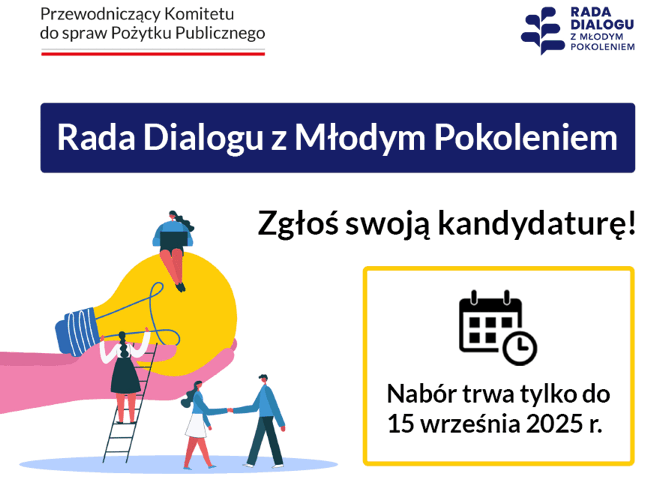 Miniaturka artykułu Rada Dialogu z Młodym Pokoleniem – zgłoś swoją kandydaturę