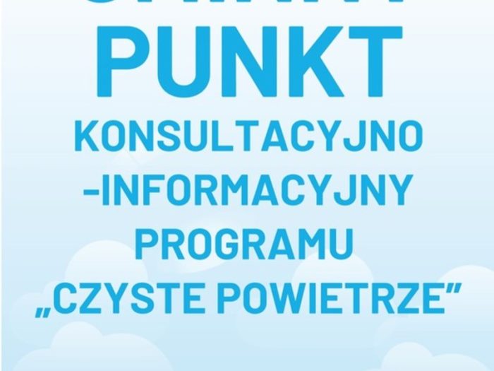 Miniaturka artykułu Gminny Punkt Konsultacyjny Programu Czyste Powietrze
