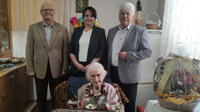 Miniaturka artykułu Jubileusz 100 – lecia urodzin mieszkanki Gminy Kock