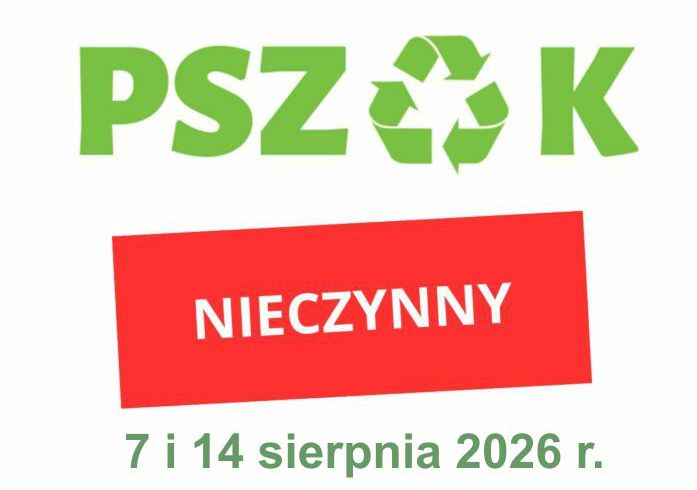 Miniaturka artykułu Nieczynny PSZOK w dniach 7 i 14 sierpnia