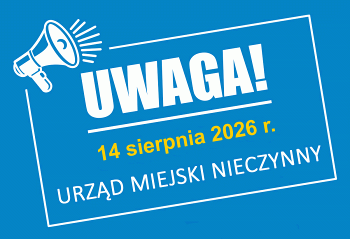 Miniaturka artykułu 14 sierpnia 2026 r. Urząd Miejski będzie nieczynny